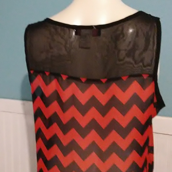 SALE P. Inc Sheer Tank Top. Size S - Picture 4 of 5